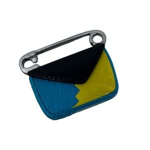 Monster‎ High Frankie Stein Picture Day Replacement Purse Bag Blue Safety Pin